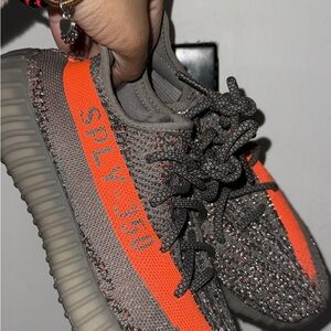 Yeezy Gray and Orange SPLY-350 Boost